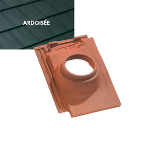 TUILE A DOUILLE BEAUVOISE Ø126 ARDOISE